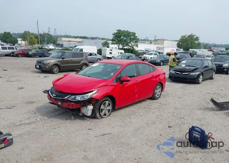 2017 Chevrolet Cruze Ls Auto из США, поврежденный, VIN 1G1BC5SM1H7133715